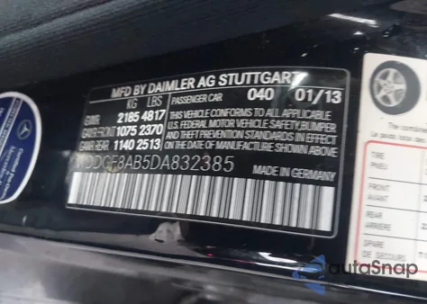 2013 Mercedes-Benz C 300 Luxury 4Matic from USA, damaged, VIN WDDGF8AB5DA832385